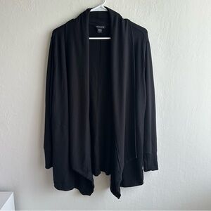 Athleta Black Pranayama Restore Wrap Cardigan Sweater
